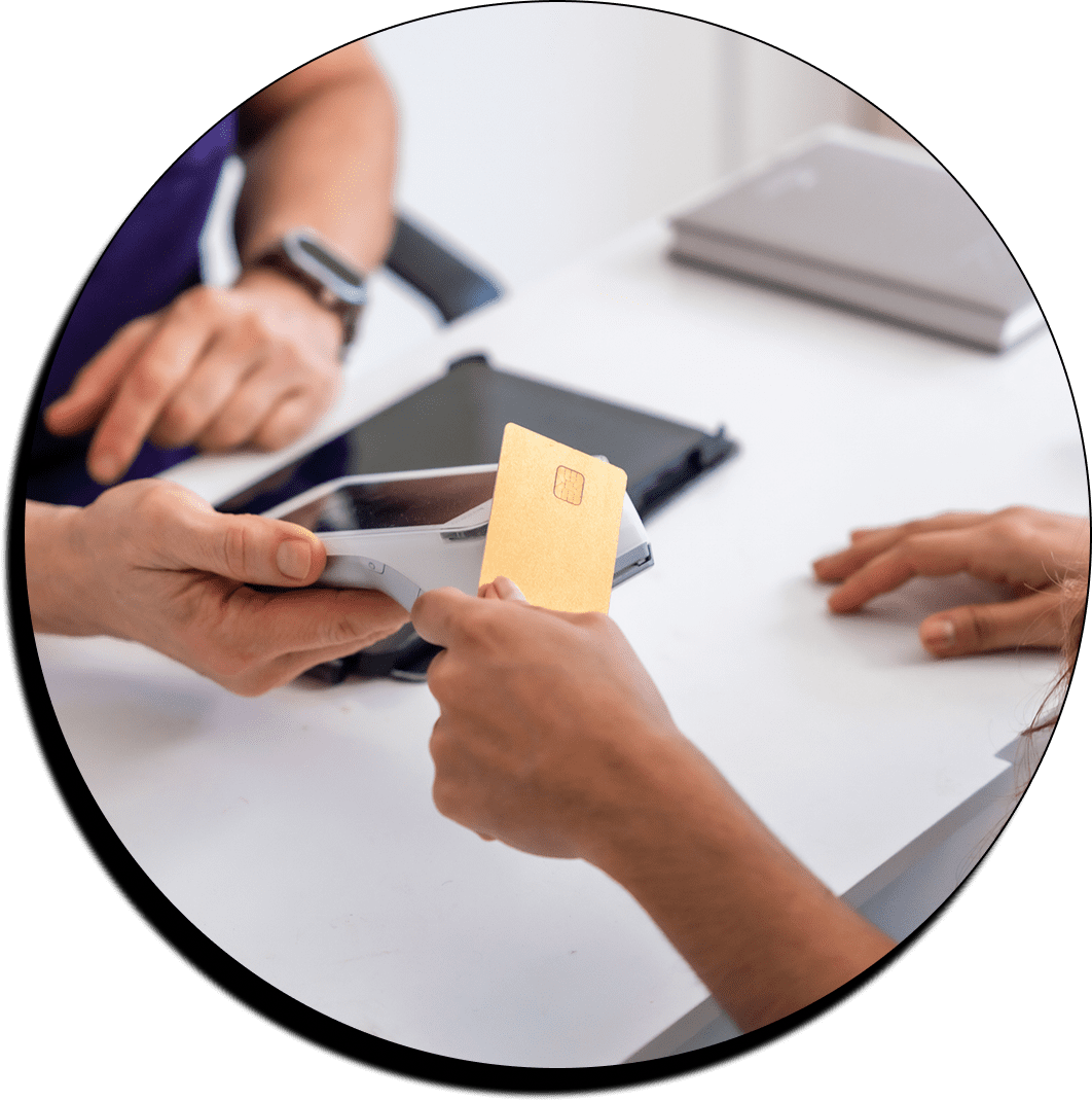 NFC card transaction at terminal